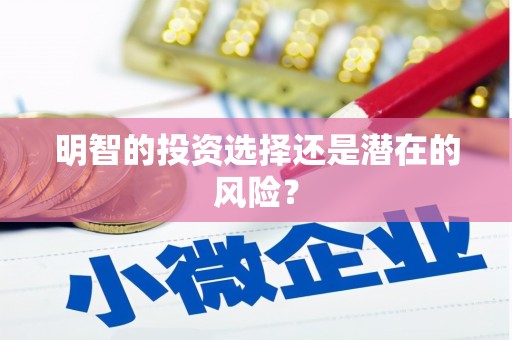 南雄明智的投资选择还是潜在的风险？