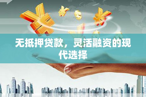 南雄无抵押贷款，灵活融资的现代选择