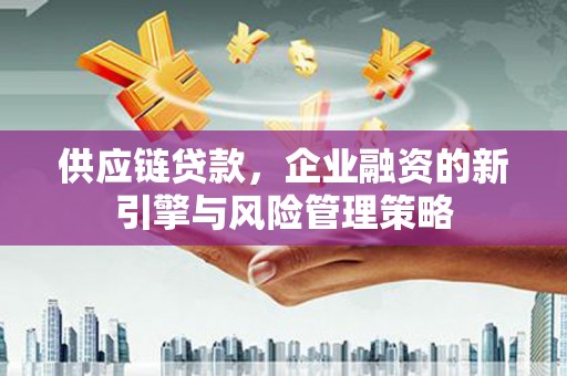 南雄供应链贷款，企业融资的新引擎与风险管理策略
