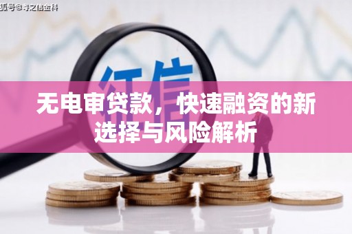 南雄无电审贷款，快速融资的新选择与风险解析