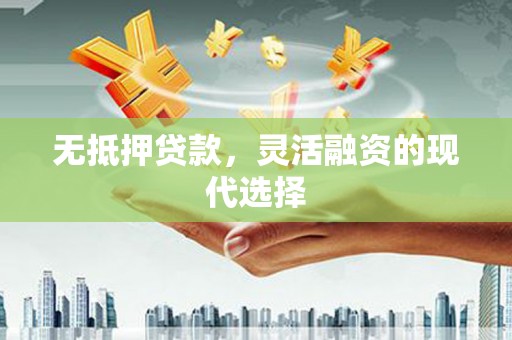 南雄无抵押贷款，灵活融资的现代选择