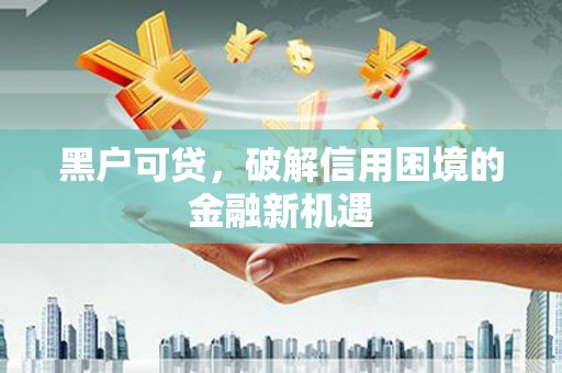 南雄黑户可贷，破解信用困境的金融新机遇