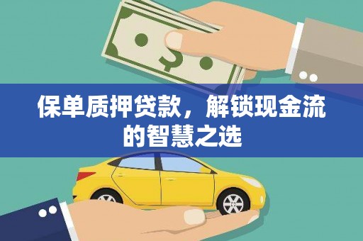 南雄保单质押贷款，解锁现金流的智慧之选