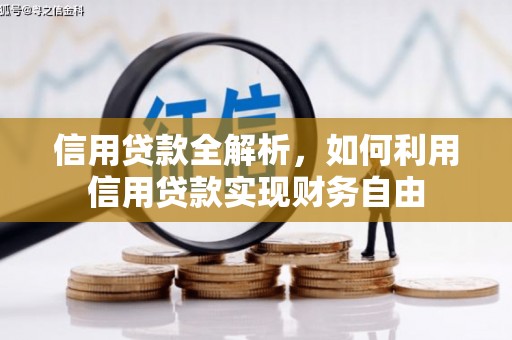 南雄信用贷款全解析，如何利用信用贷款实现财务自由